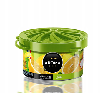 ZAPACH SAMOCHODOWY PUSZKA AROMA ORGANIC LEMON