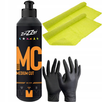 ZVIZZER MC3000 ORANGE MEDIUM CUT PASTA POLERSKA ONE STEP 250ml MIKROFIBRY