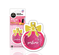 ZAPACH SAMOCHODOWY AROMA CAR PINK PERFUME BOTTLE